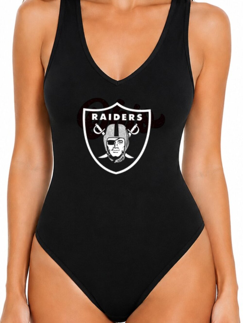 Las Vegas Glitter Raiders Football Team bodysuit Onepiece GF/mom/mothers gift